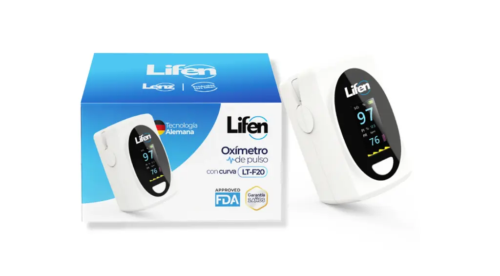 Oxímetro Adulto con curva 